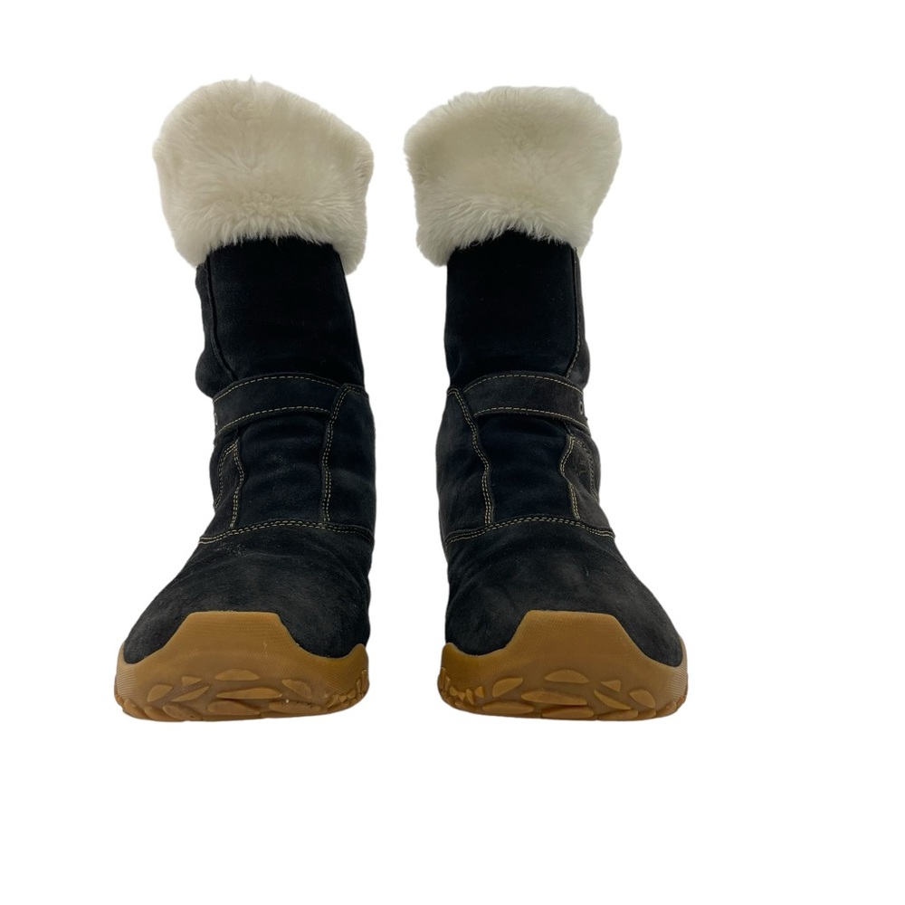 Salomon Lhasa Suede & Fur Boots 9 Black - Picture 4 of 16